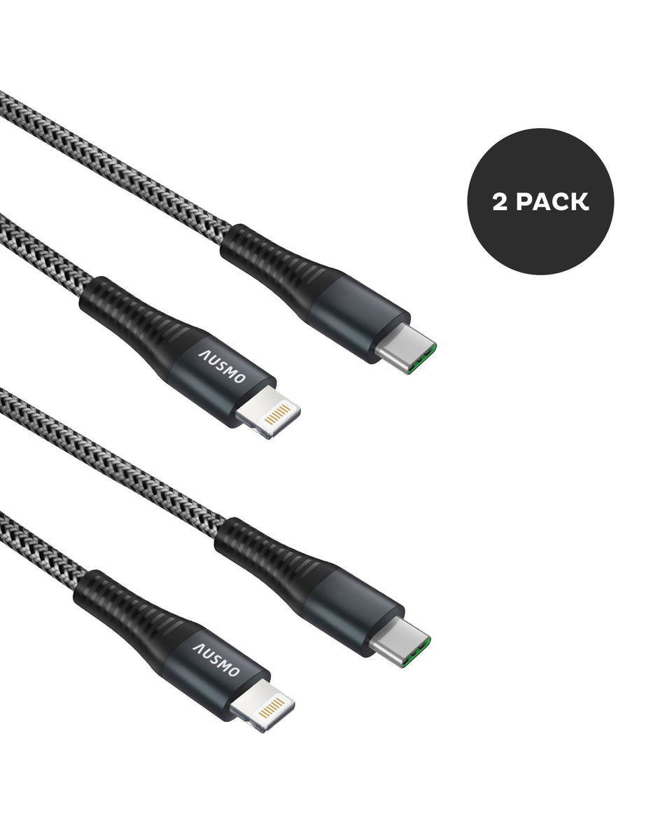 Lightning to Type C (PD) 2-Pack, XTRA Elite Cable
