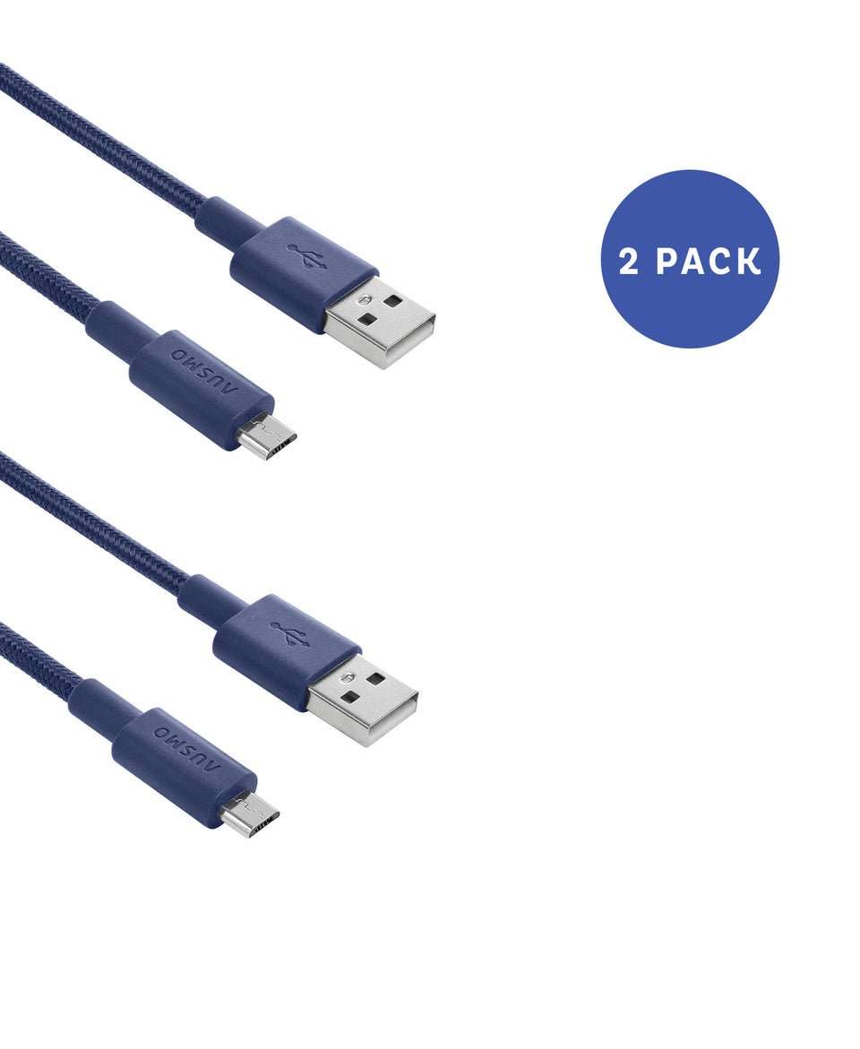 Micro USB (2-Pack, 4 FT and 4FT Cable CORE